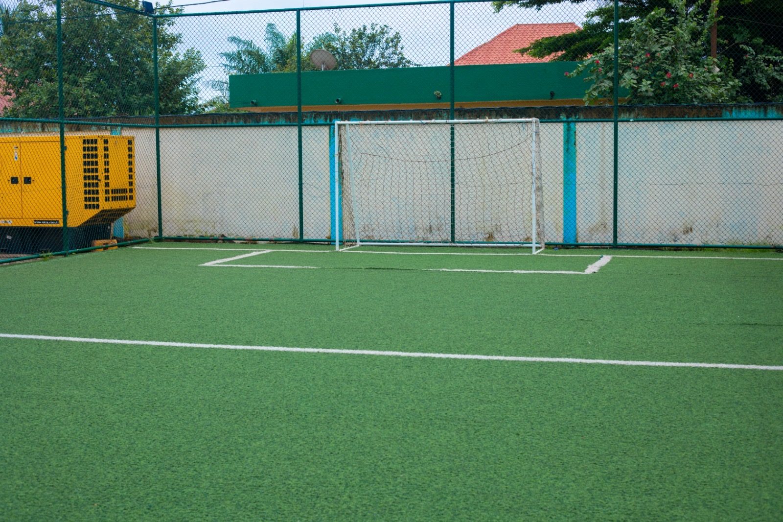 Le terrain de sport synthétique